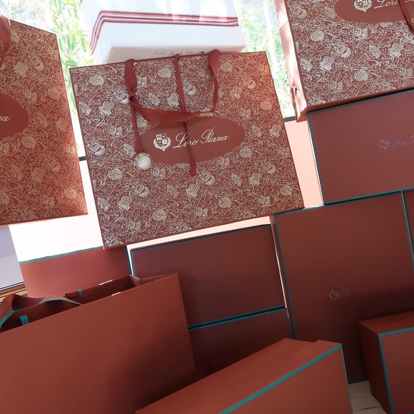 Authentic Loro Piana Box & Dust Bag Set – Packaging Only - Picture 1 of 1